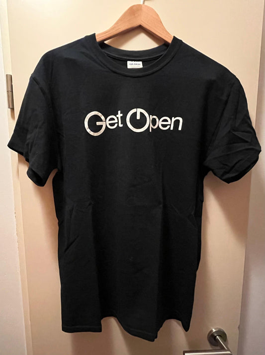 Get Open - Black Tee